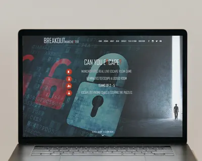 Breakout escape room website and booking platform case study