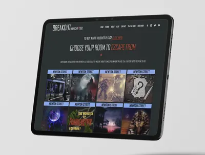 Breakout mobile booking interface